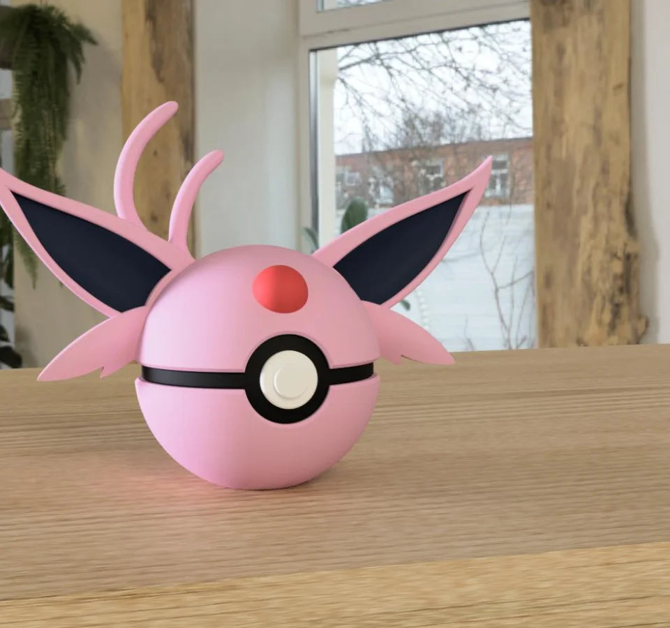 Figurine Pokéball 3D Mentali - Pokémon
