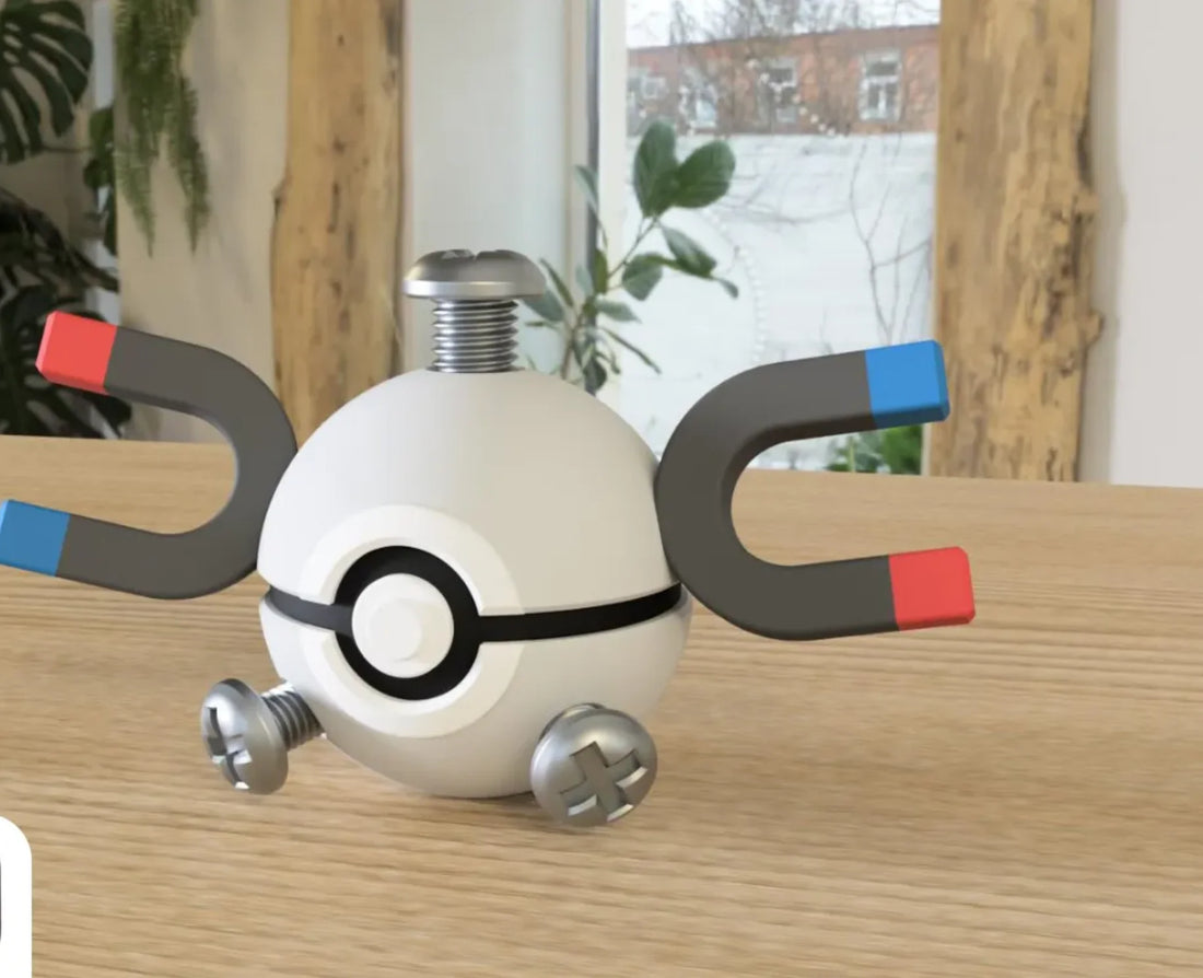Figurine Pokéball 3D Magnéti - Pokémon