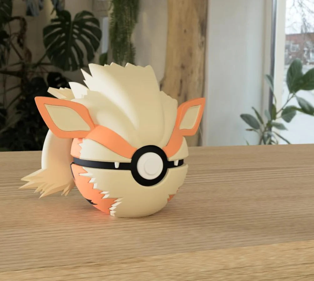Figurine Pokéball 3D Arcanin - Pokémon