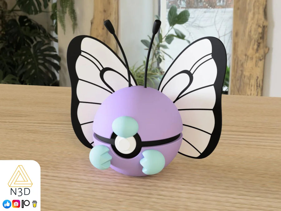 Pourquoi choisir cette Pokéball 3D Papilusion ?