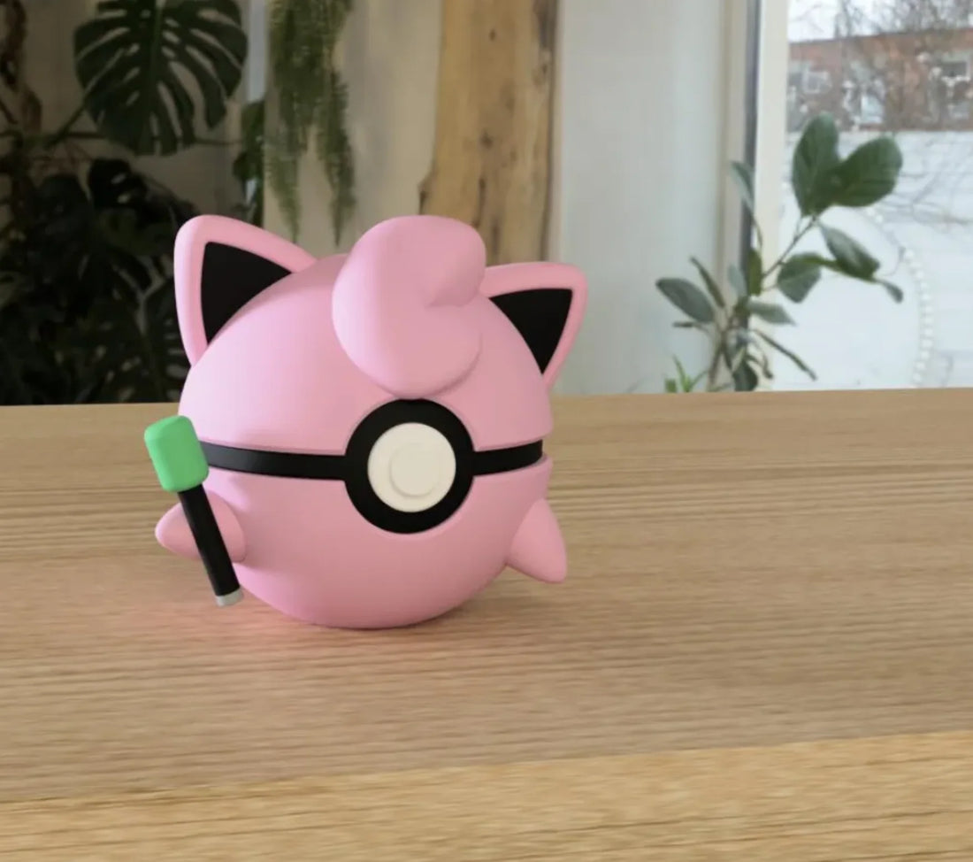 Figurine Pokéball 3D Rondoudou - Pokémon