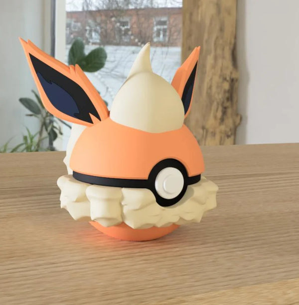 Figurine Pokéball 3D Pyroli - Pokémon