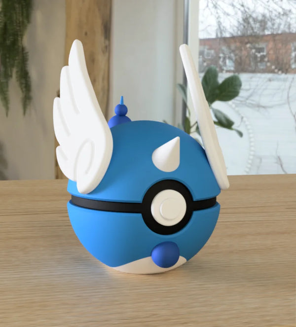 Figurine Pokéball 3D Draco - Pokémon
