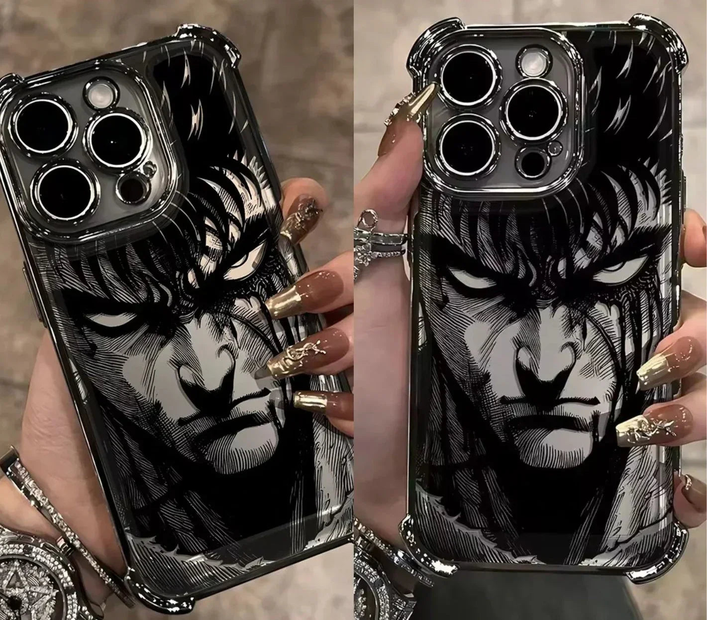 Coque iPhone Noir Guts - BAKASHOP
