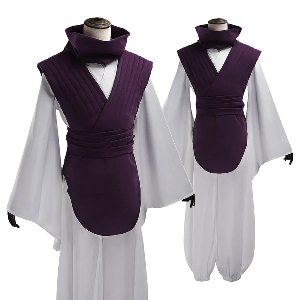 Costume cosplay Choso de Jujutsu Kaisen : tenue noire et bandeau caractéristique