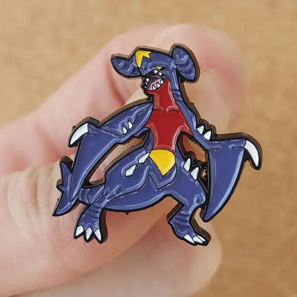 Pin's Carchacrok en métal - Pokémon