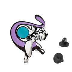 Pin esmaltado de Mewtwo de 5 cm para anime japonés, divertido dibujo animado de Pokémon, insignia coleccionable, joyería, accesorios para mochila, broche de solapa - vignette 4