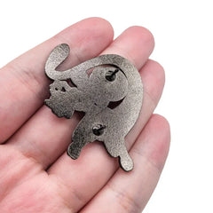 Pin esmaltado de Mewtwo de 5 cm para anime japonés, divertido dibujo animado de Pokémon, insignia coleccionable, joyería, accesorios para mochila, broche de solapa - vignette 5