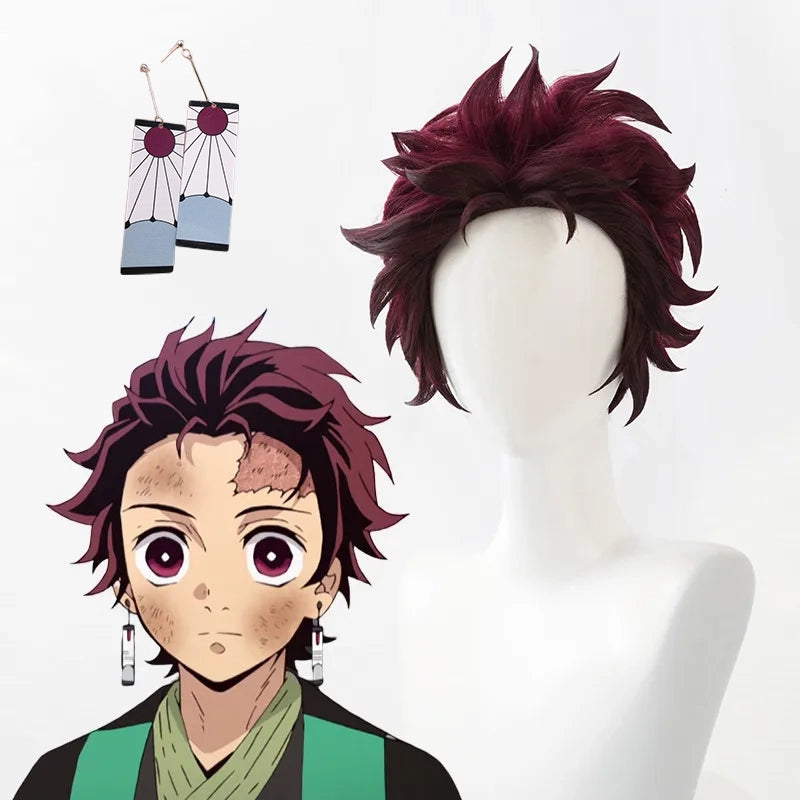 Perruque Cosplay Tanjiro 6