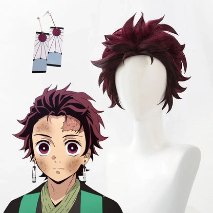 Perruque Cosplay Tanjiro 6