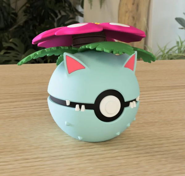 Figurine Pokéball 3D Florizarre - Pokémon