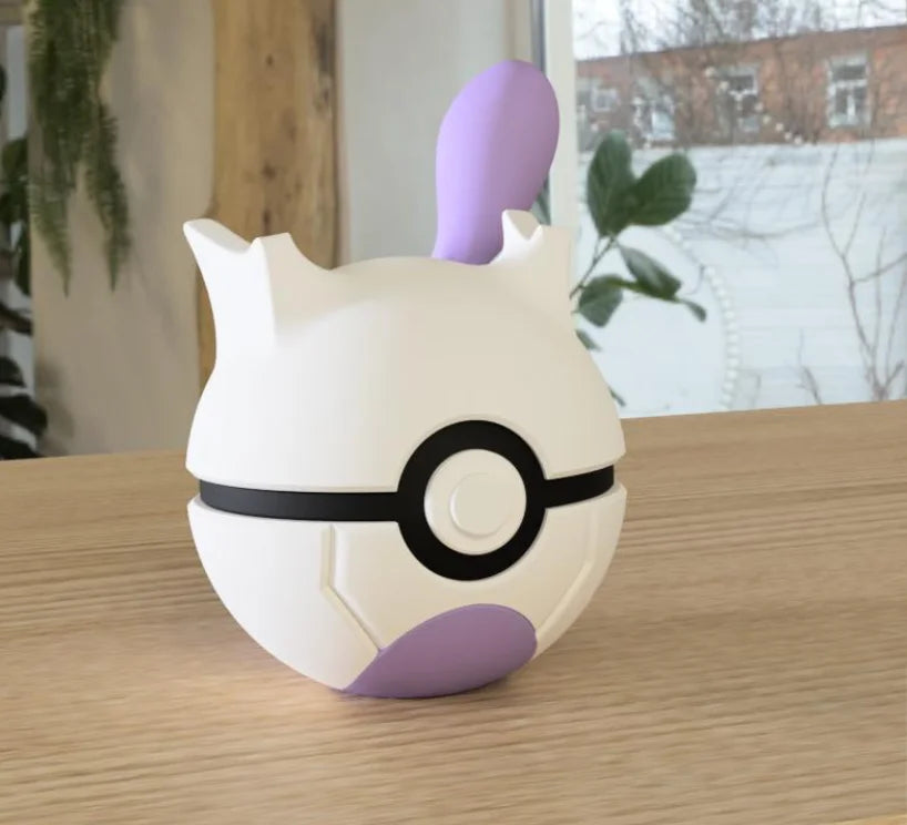 Figurine Pokéball 3D Mewtwo - Pokémon