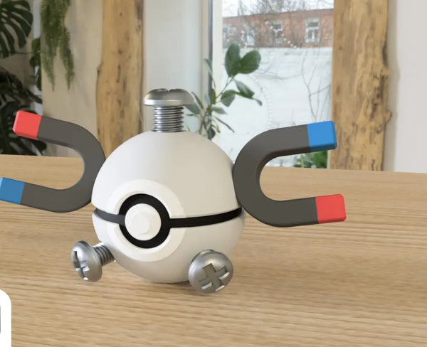 Figurine Pokéball 3D Magnéti - Pokémon
