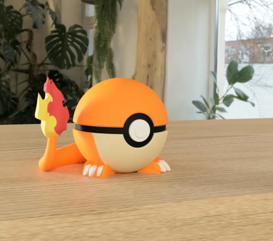 Pourquoi choisir cette Pokéball 3D Salamèche ?
