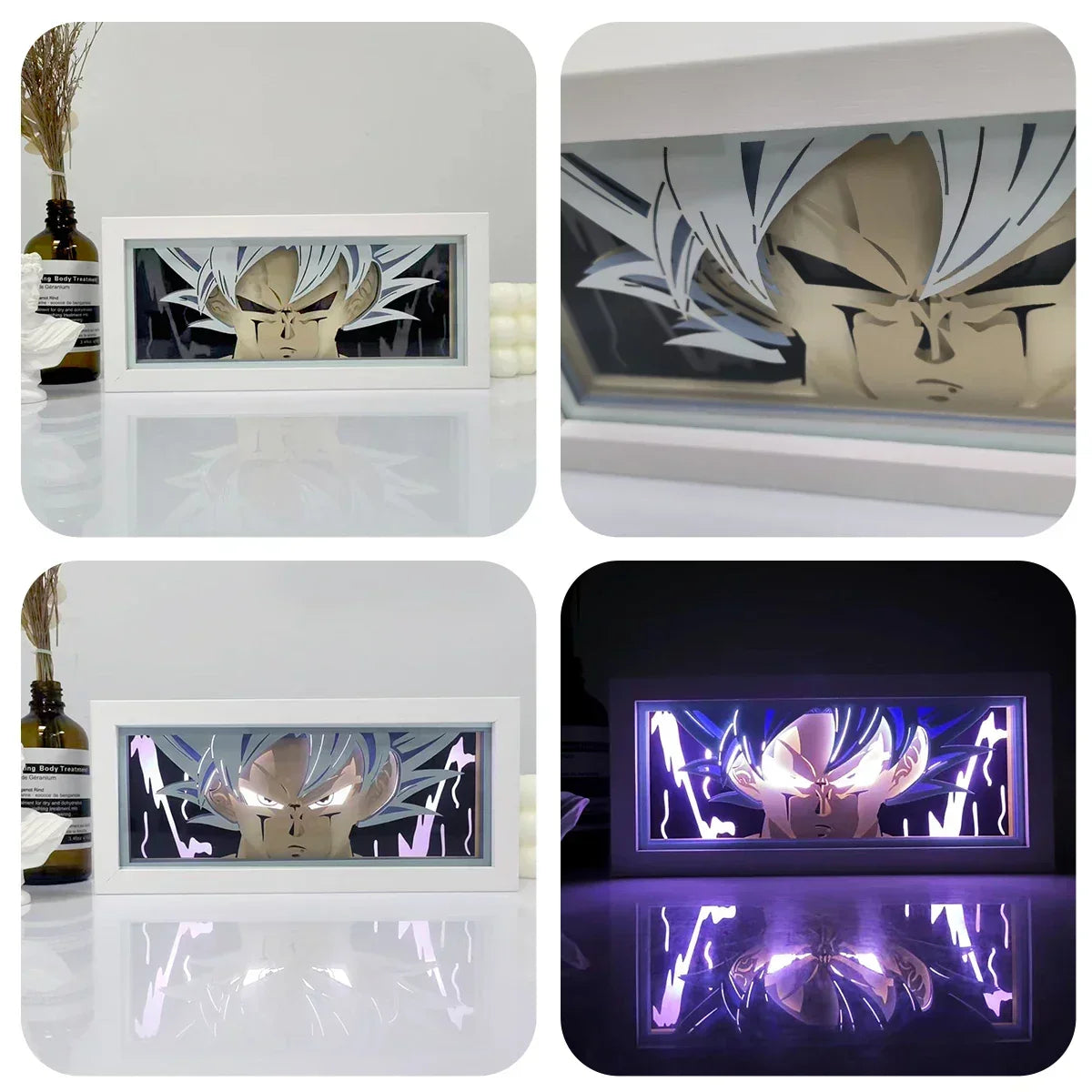 Boite Lumineuse Goku Ultra Instinct - BAKASHOP