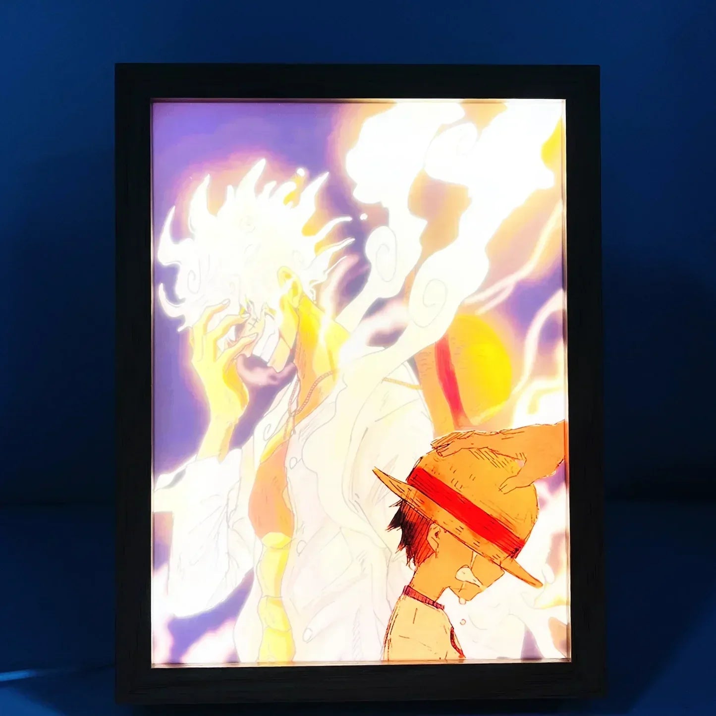 Cadre Led Luffy Gear 5 - BAKASHOP