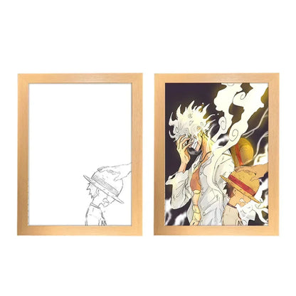 Cadre Led Luffy Gear 5 - BAKASHOP