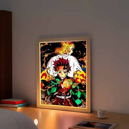 Cadre LED Tanjiro Rengoku - BAKASHOP