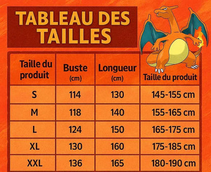 Combinaison Pyjama Dracaufeu - BAKASHOP
