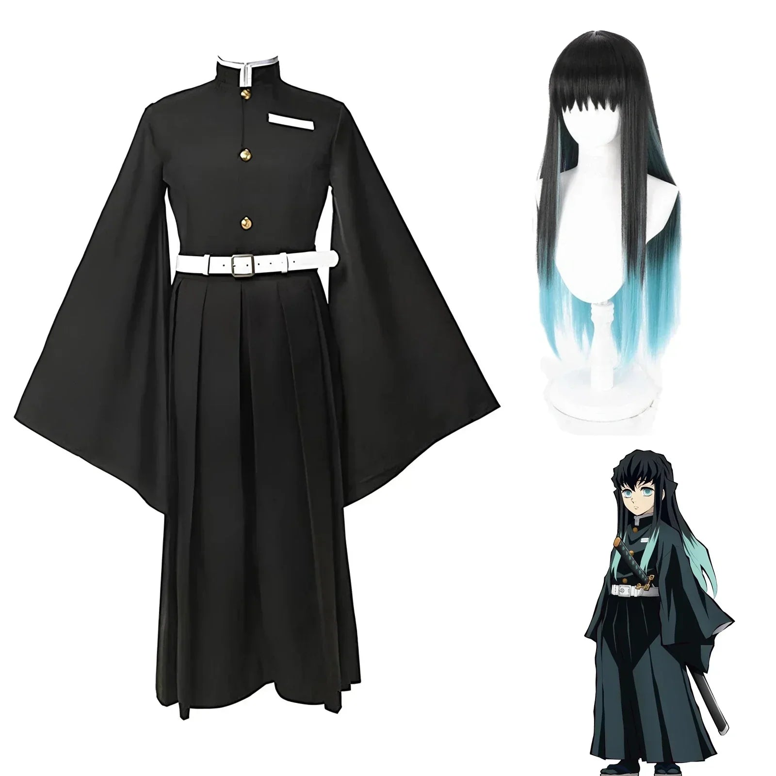 Costume Cosplay Muichiro Tokito - BAKASHOP