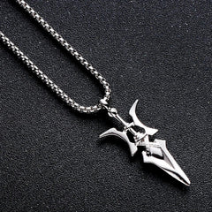 Collier pendentif épée gothique - vignette 3