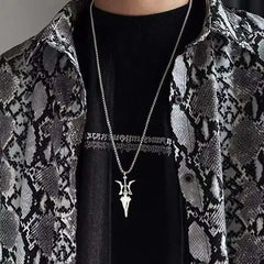 Collier pendentif épée gothique - vignette 4