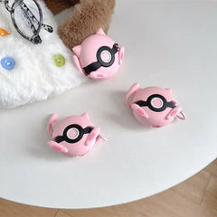 Funda de silicona a prueba de golpes para Airpods, diseño de Pokémon Ball Mew, para Airpods Pro 2 y Airpods 4, para niños y niñas. - vignette 2