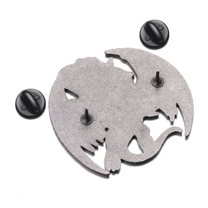 Pins Dragon Blanc aux Yeux Bleus - BAKASHOP