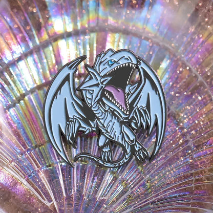 Pins Dragon Blanc aux Yeux Bleus - BAKASHOP