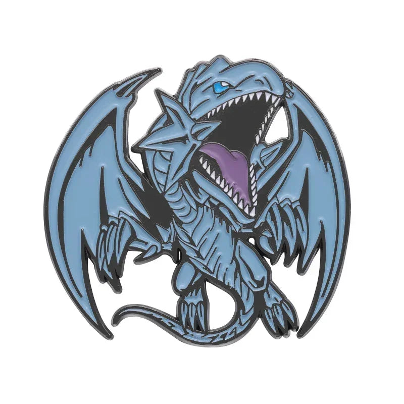 Pins Dragon Blanc aux Yeux Bleus - BAKASHOP