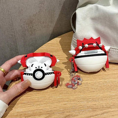 Funda de Pokémon para Apple AirPods 1, 2, 3 y 4 Airpod Pro 3D Groudon llavero auriculares inalámbricos Bluetooth funda de silicona - vignette 5