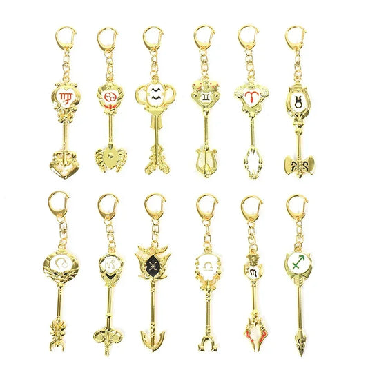 Porte-clés 12 Clés du Zodiaque - BAKASHOP