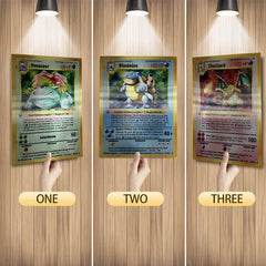 Póster Charizard, Blastoise y Venusaur 3 en 1 Efecto 3D - Pokémon - vignette 1