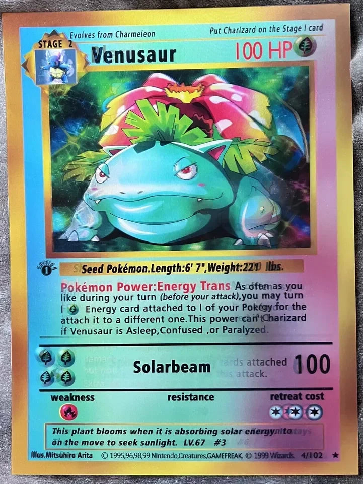 Poster Dracaufeu, Tortank et Florizarre 3 en 1 – Effet 3D - BAKASHOP