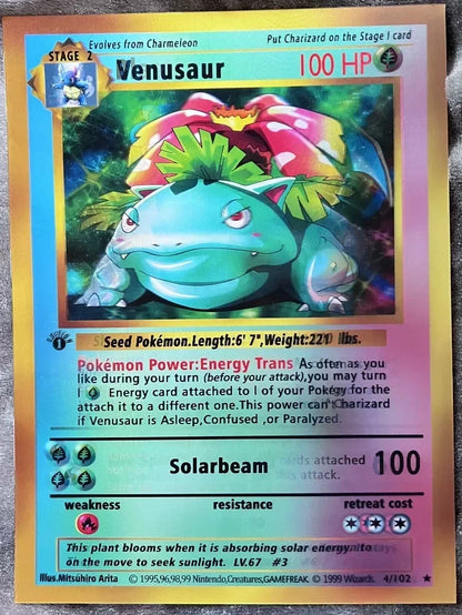 Poster Dracaufeu, Tortank et Florizarre 3 en 1 – Effet 3D - BAKASHOP