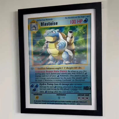 Poster Dracaufeu, Tortank et Florizarre 3 en 1 – Effet 3D - BAKASHOP