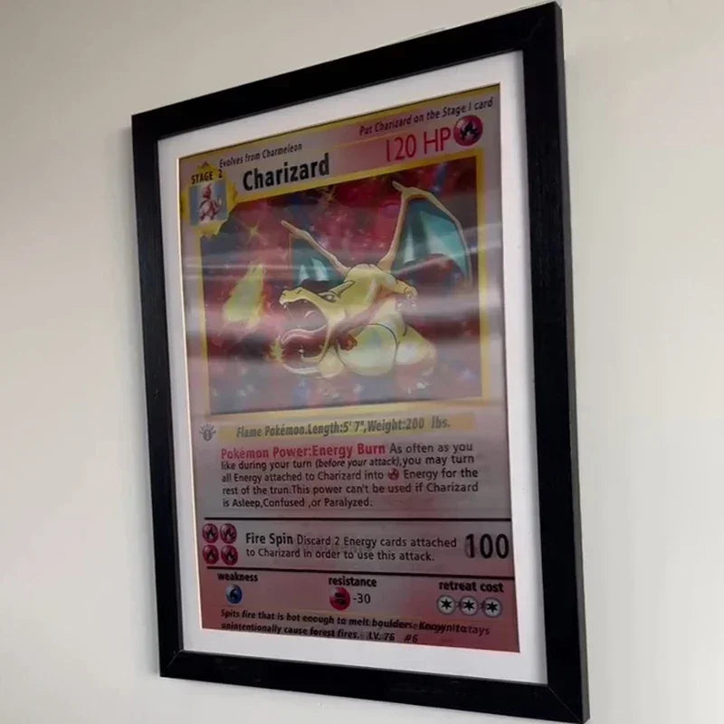 Poster Dracaufeu, Tortank et Florizarre 3 en 1 – Effet 3D - BAKASHOP