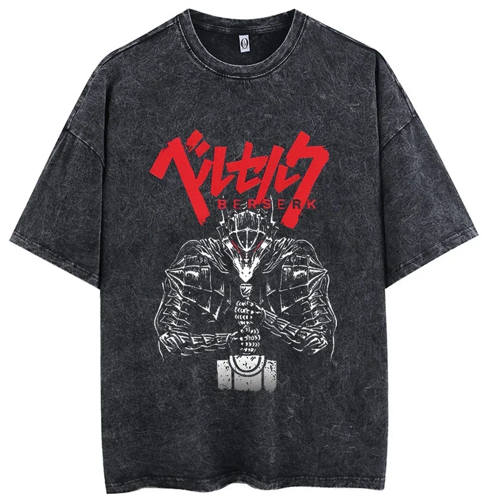 T-shirt Noir Armure Berserker - BAKASHOP