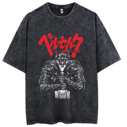 T-shirt Noir Armure Berserker - BAKASHOP