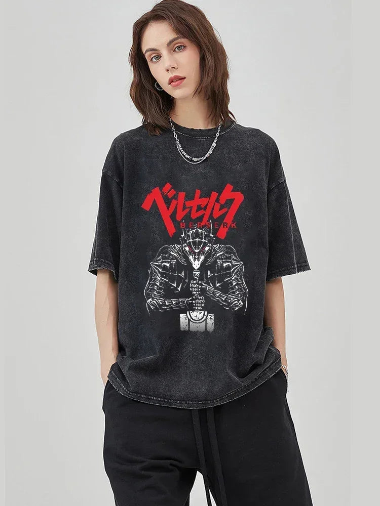 T-shirt Noir Armure Berserker - BAKASHOP